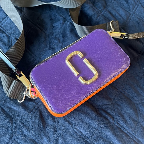 NWOT Marc Jacob’s Saffiano Leather Colorblock Crossbody Bag - Picture 7 of 8